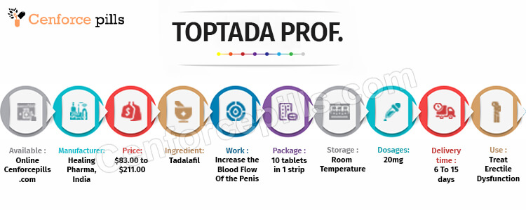 TOPTADA PROFESSIONAL infographic