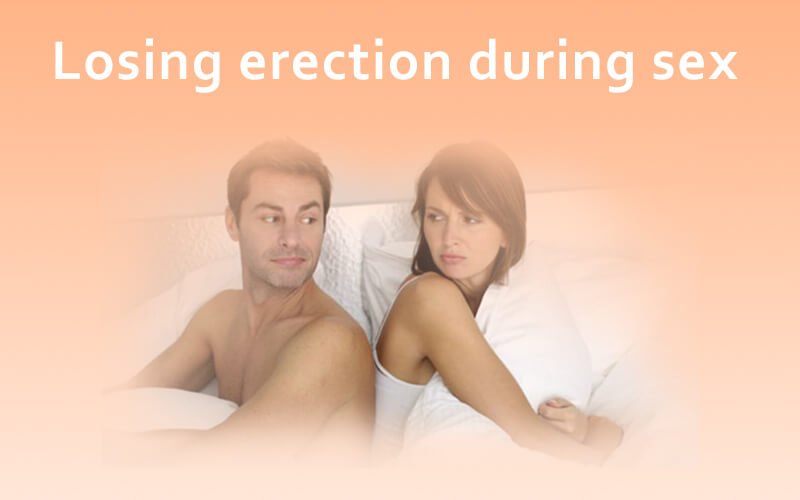 Losing erection during sex