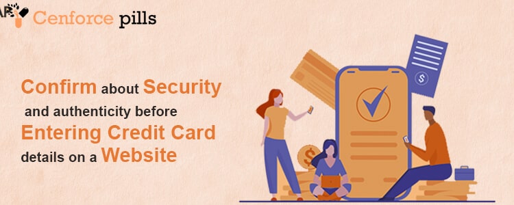 Confirm about security and authenticity before entering credit card details on a website