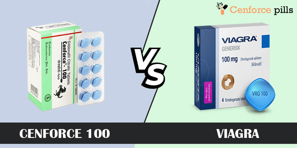 Cenforce 100 vs. Viagra