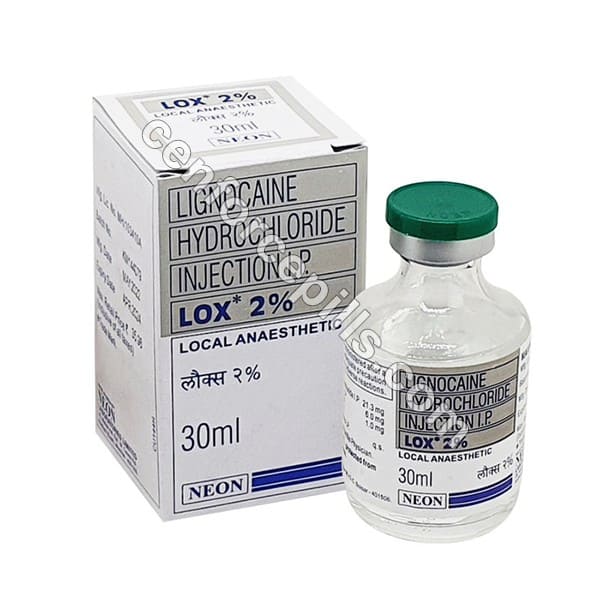 LOX 2% INJ (LIDOCAINE OR LIGNOCAINE)
