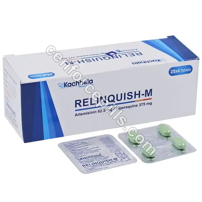 Relinquish-M Tablet (Artemisinin 62.50mg + Piperaquine 375mg)