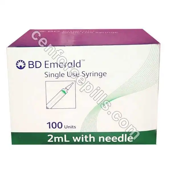 BD Emerald 2ml Syringe with 24G Needle (Syringe)