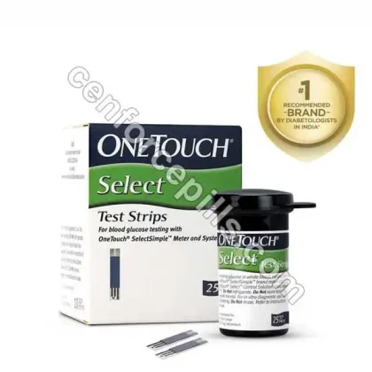 OneTouch Select Test 25 Strip (Only Strips) (Healthcare Device)