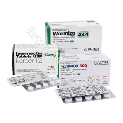 Ivermectin Fenbendazole and Mebendazole Tablet Parasite Treatment