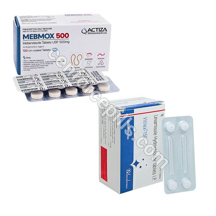 Mebmox 500 mg & Vitilex 150 Mg