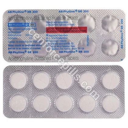 Acebrophylline Sustained Release 200 mg