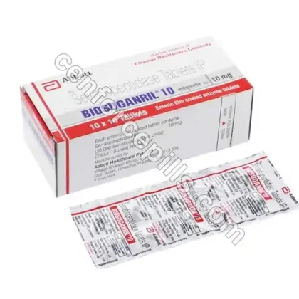Serratiopeptidase 10 mg