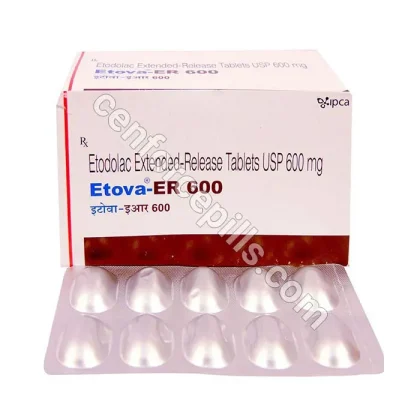Etodolac Extended Release 600 mg