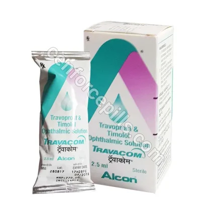 Travoprost & Timolol eye drops