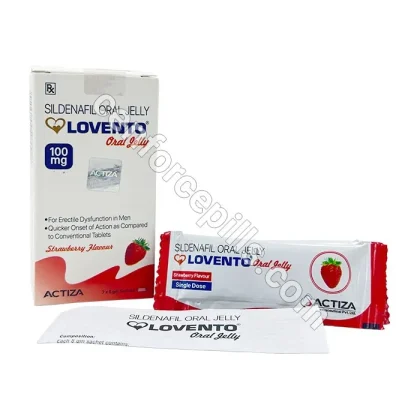 Lovento Oral Jelly Strawberry Flavour