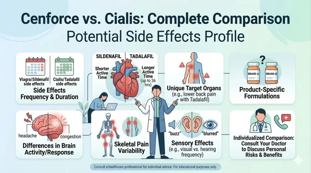 Cenforce vs Cialis