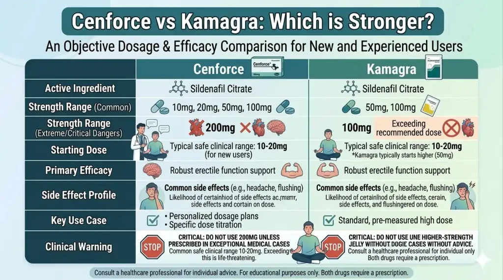 Cenforce vs Kamagra