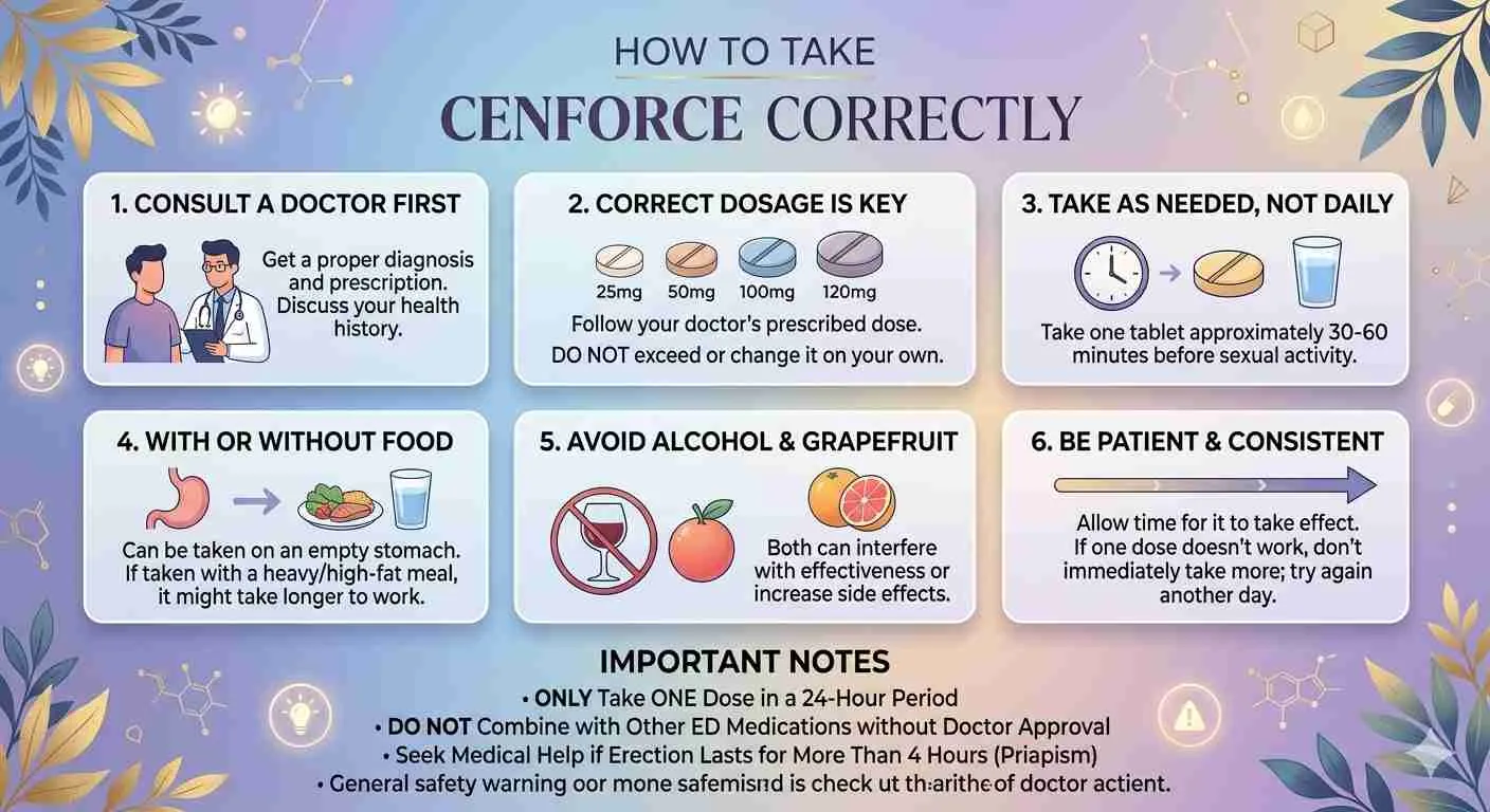 how to take Cenforce
