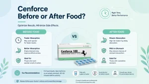 Cenforce Before or After Food?