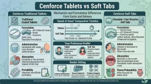Cenforce Tablets vs Soft Tabs