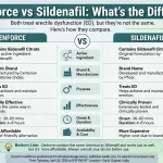 Cenforce vs Sildenafil
