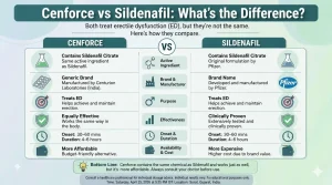 Cenforce vs Sildenafil: What’s the Difference?
