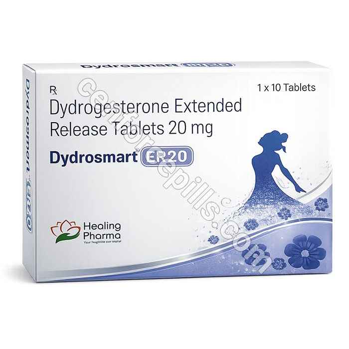 Dydrosmart ER 20 mg Tablet (Dydrogesterone)
