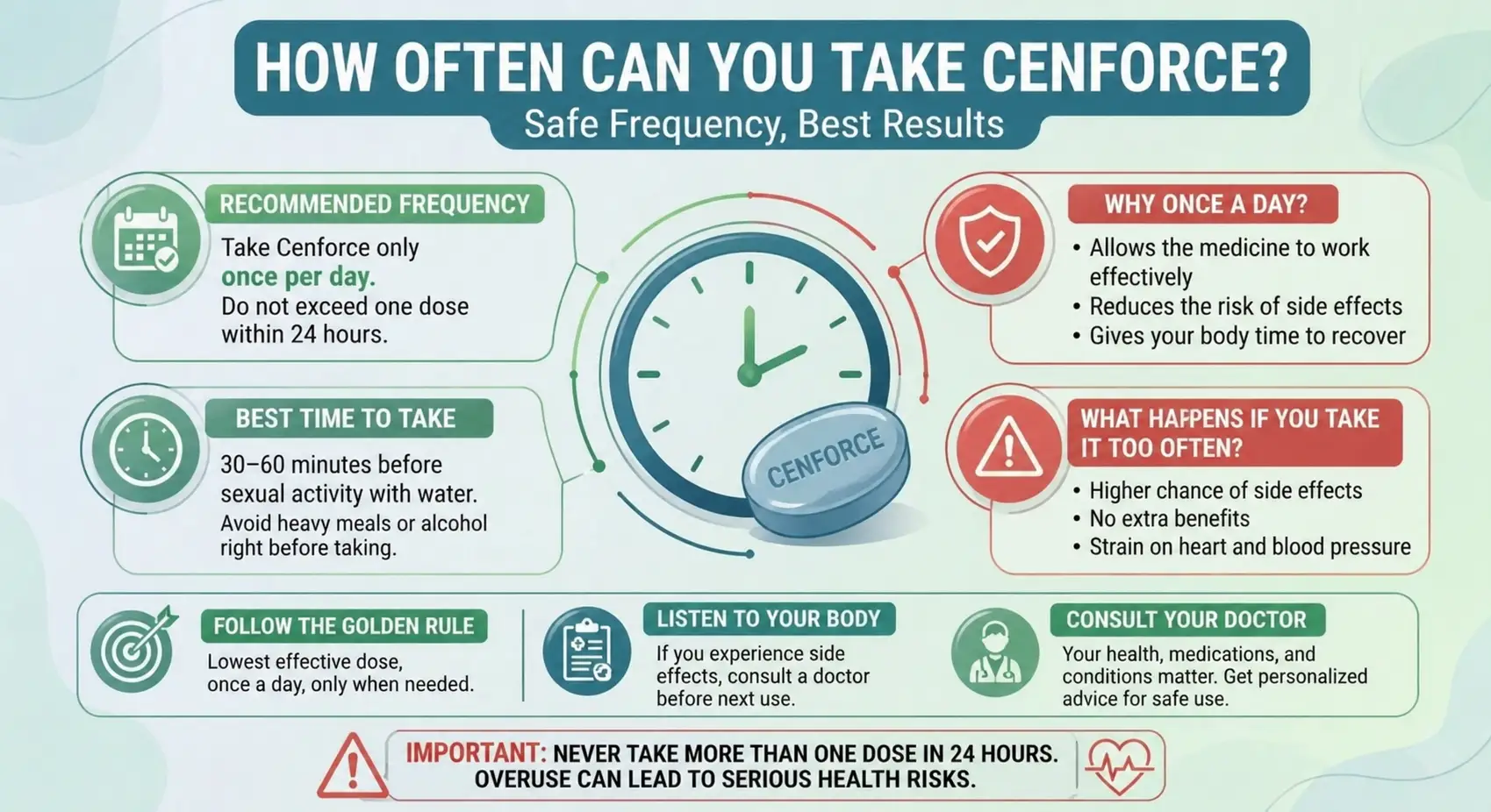 Cenforce frequency