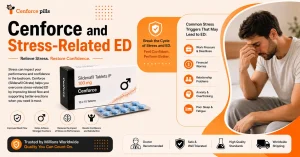 Cenforce and Stress-Related ED
